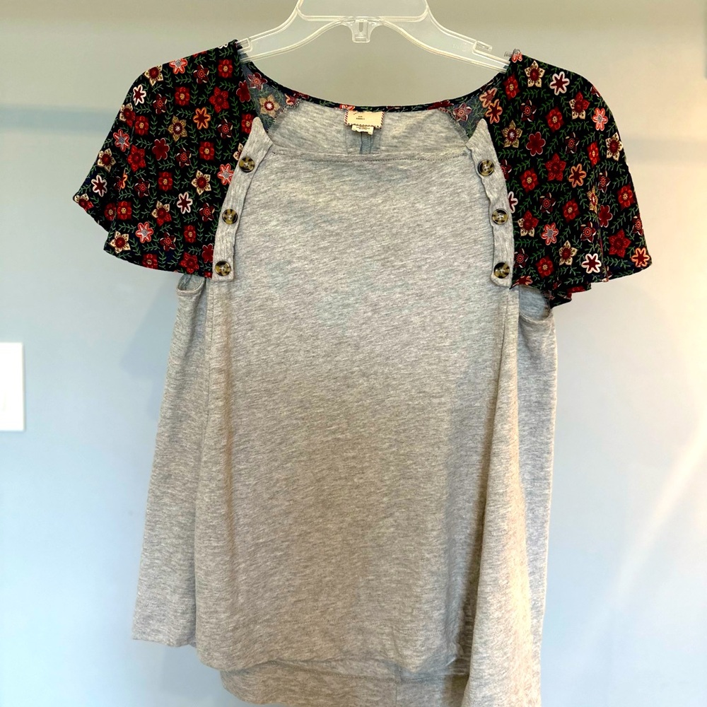 9-HI5 STCL flutter sleeve jersey shirt - Size XS